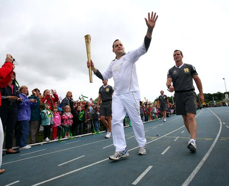 Olympic Torch Stoke Mandeville Stadium