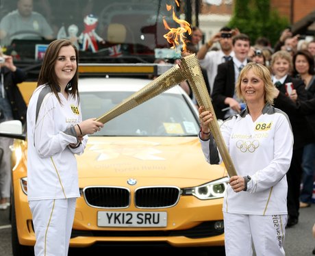 Olympic Torch Relay Waddesdon.