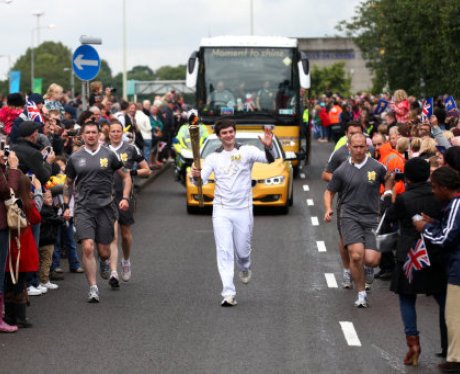 Stevenage Olympic Torch