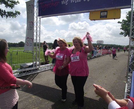 The Finish Line at Newbury Race For Life