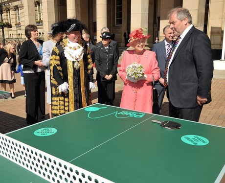 The Queen visit to Birmingham
