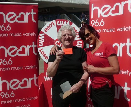 See the Heart Angels spinning the Winning Wheel at