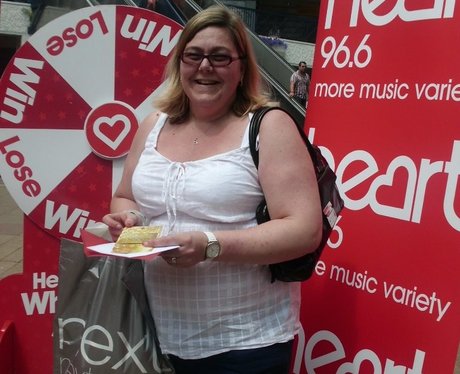 See the Heart Angels spinning the Winning Wheel at