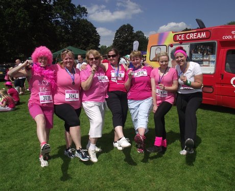 The Finish Line at Race for Life Reading