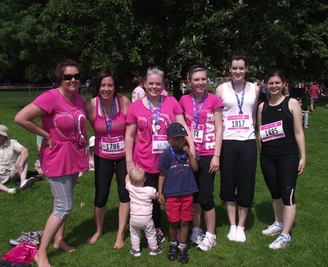 The Finish Line at Race for Life Reading
