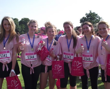 The Finish Line at Race for Life Reading