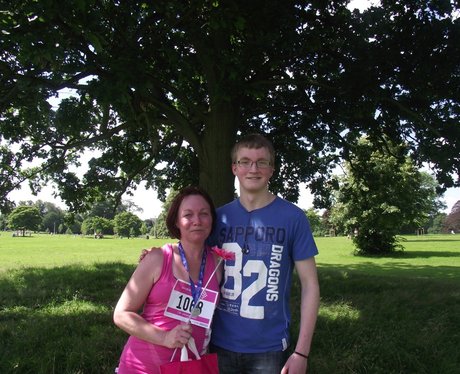 The Finish Line at Race for Life Reading