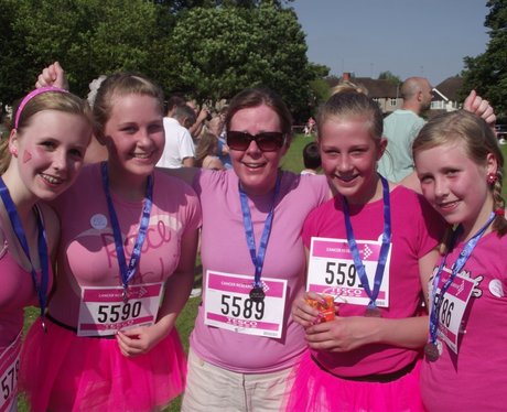 The Finish Line at Race for Life Reading