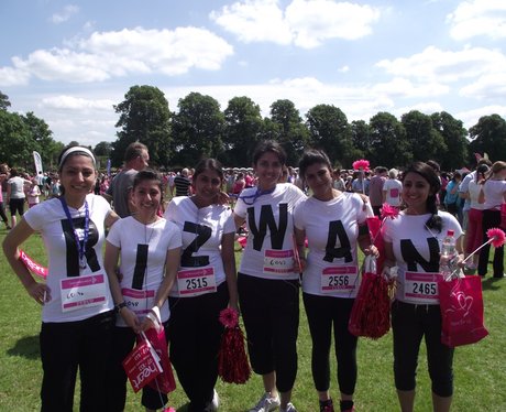 The Finish Line at Race for Life Reading