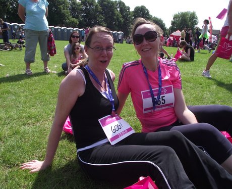 The Finish Line at Race for Life Reading