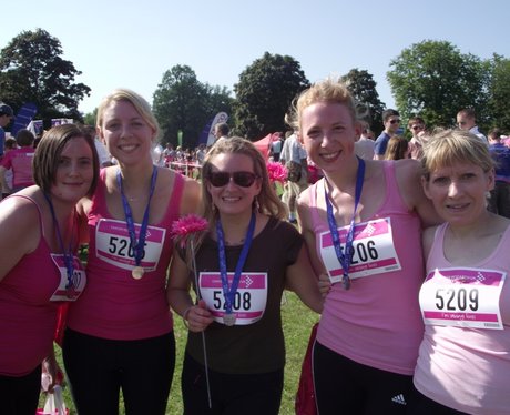 The Finish Line at Race for Life Reading