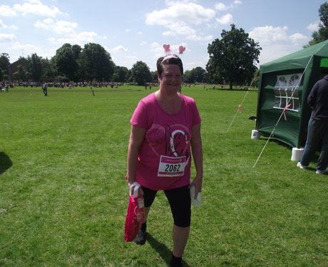 The Finish Line at Race for Life Reading