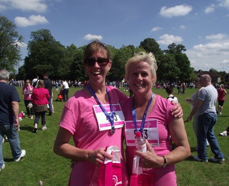 The Finish Line at Race for Life Reading