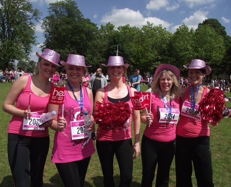 The Finish Line at Race for Life Reading
