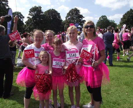 The Pink Ladies at Race for Life Reading