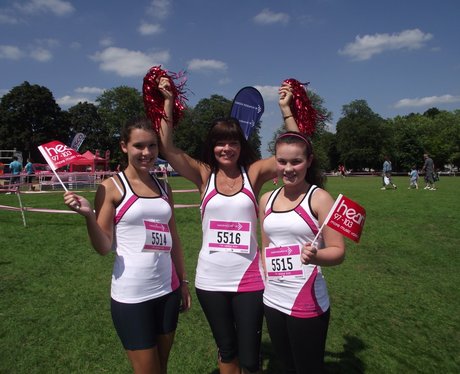 The Pink Ladies at Race for Life Reading