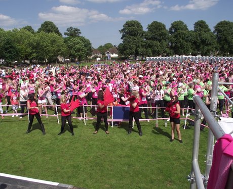 The Pink Ladies at Race for Life Reading