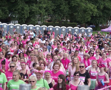 The Pink Ladies at Race for Life Reading