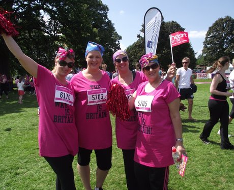 The Pink Ladies at Race for Life Reading
