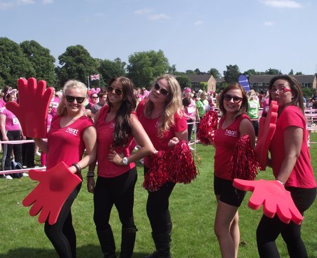 The Pink Ladies at Race for Life Reading