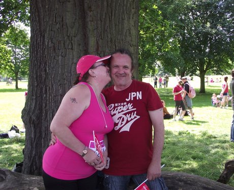 The Pink Ladies at Race for Life Reading