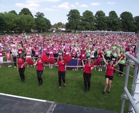 The Pink Ladies at Race for Life Reading