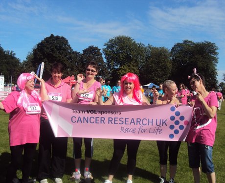 Who IS on Heart? at Race for Life Reading