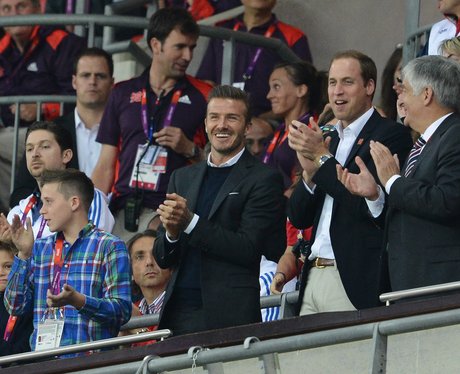 David Beckham and Prince William