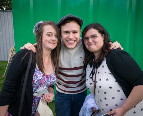James and Charlie with Olly Murs 