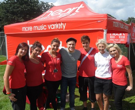 The lovely supporters at Olly Murs!