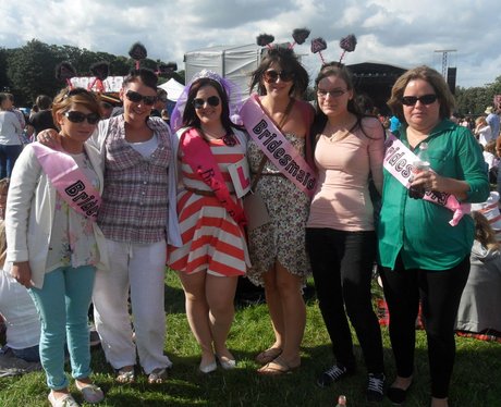 The lovely supporters at Olly Murs!
