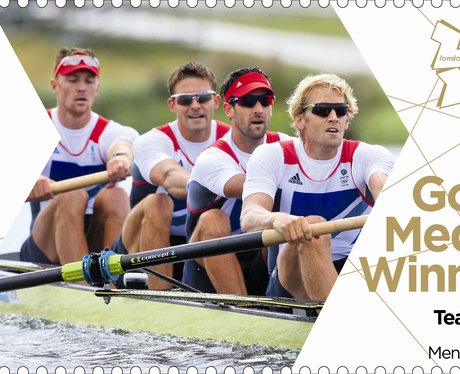 Olympic stamp for Rowing gold medal