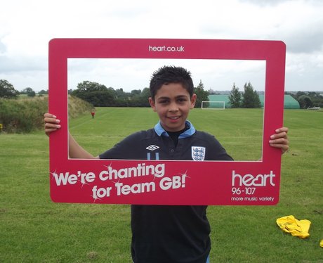 Team GB chant at Wast Hills with Curtis Davies