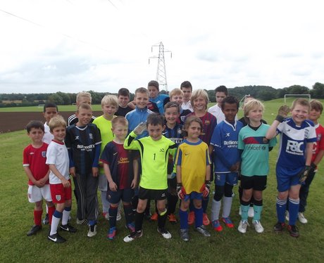 Team GB chant at Wast Hills with Curtis Davies