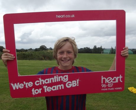 Team GB chant at Wast Hills with Curtis Davies