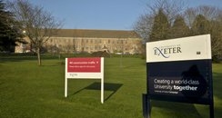 Entrance to Devon university