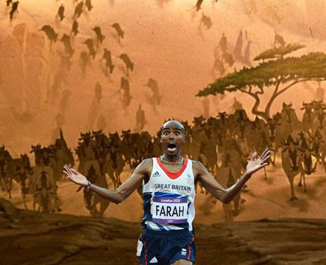 Mo Farah Running Away From Things
