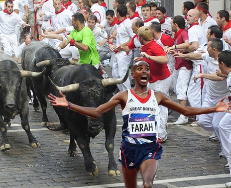 Mo Farah Running Away From Things