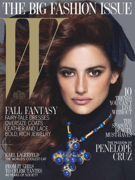 W Magazine Cover: Penelope Cruz