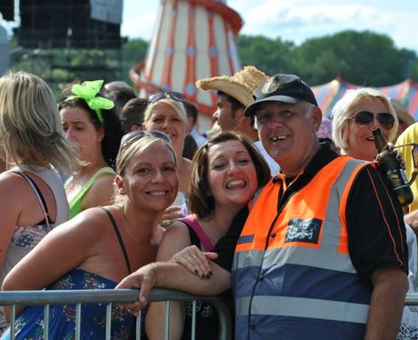 People Enjoying Rewind Festival 2012 - Saturday