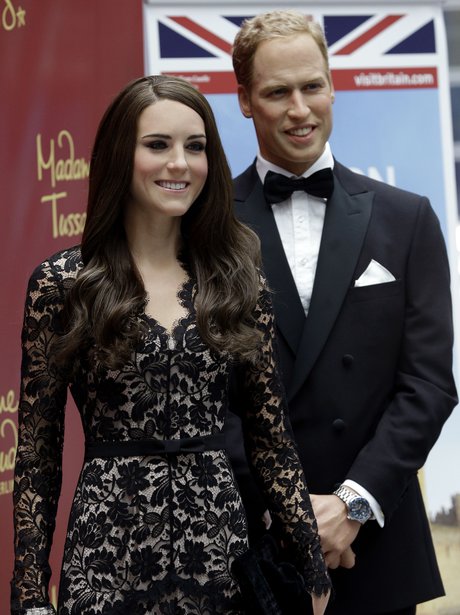 Kate Middleton and Prince William Wax Models