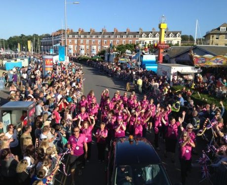 Thousands of people turned up in Weymouth!