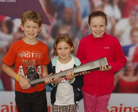 Paralympic torch at Sainsbury's, Farlington