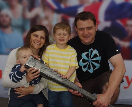 Paralympic torch at Sainsbury's, Farlington