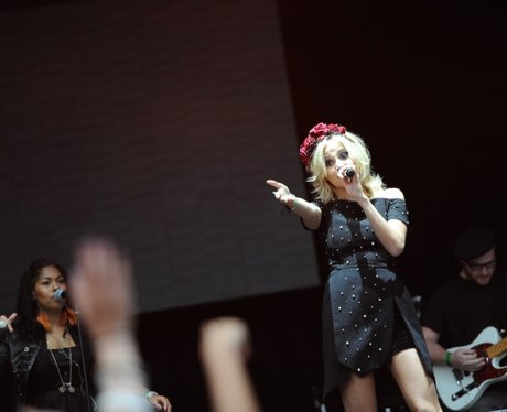 Pixie Lott on stage