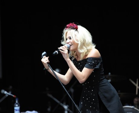 Pixie Lott on stage