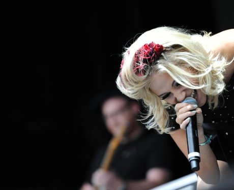Pixie Lott on stage