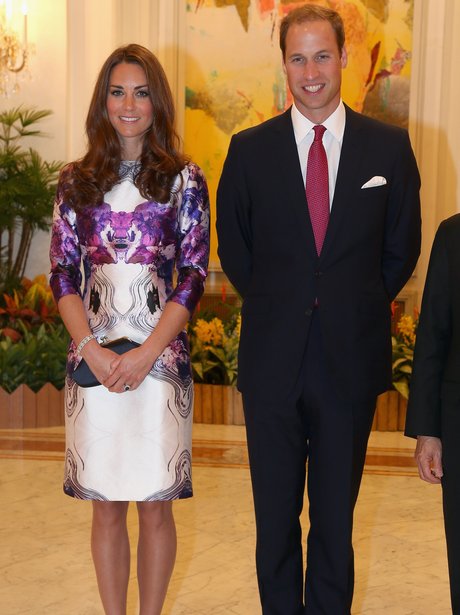 Duke and Duchess Of Cambridge strike a pose on their tour of the Far East