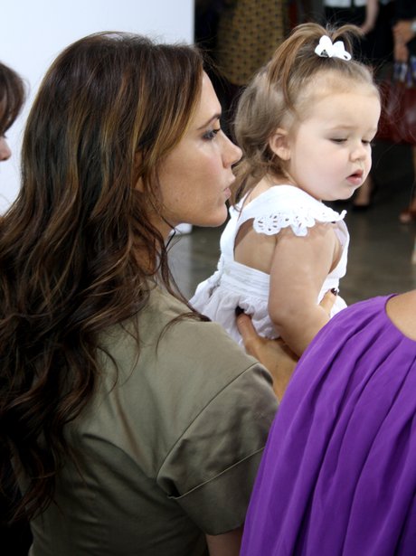 Victoria Beckham with Harper New York Fashion Week