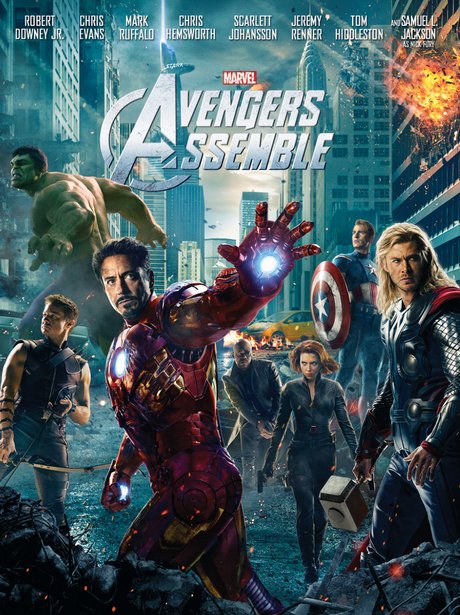 6. Avengers Assemble - Best Movies of 2012 - Heart